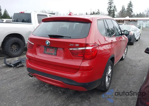 2016 BMW X3 xDrive28I from USA, damaged, VIN 5UXWX9C55G0D94799